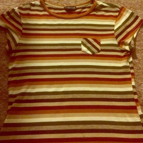 Stripped Shirt with small breast pocket