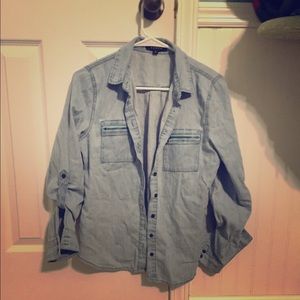 Blue jean top