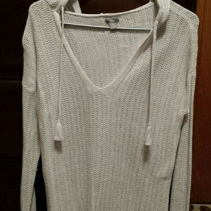 Aerie light gray sweater hoodie