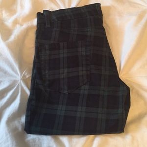 CLOSING CLOSET! MAKE AN OFFER! Plaid skinny pants