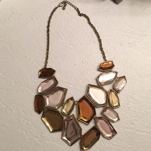 Beautiful brown statement necklace
