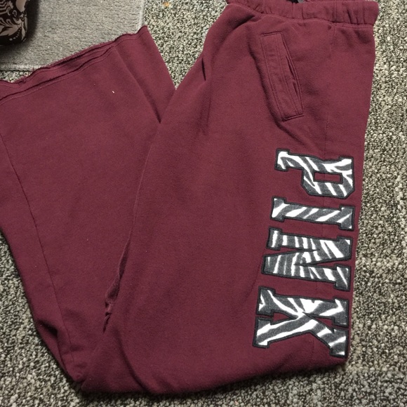 PINK sweatpants.