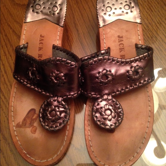 SOLD Bronze Wedge Jack Rogers - Picture 2 of 4