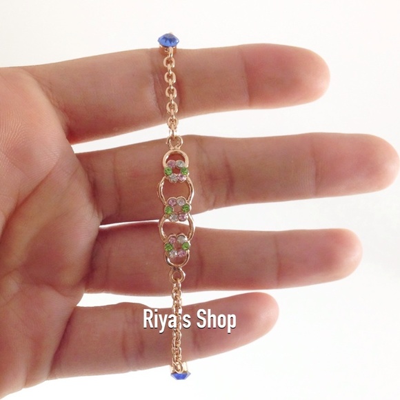 💥SALE💥 18K gold plated CZ stone bracelet - Picture 3 of 3