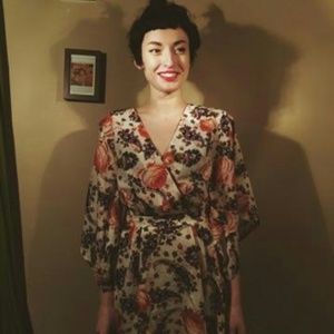 Floral Kimono Dress