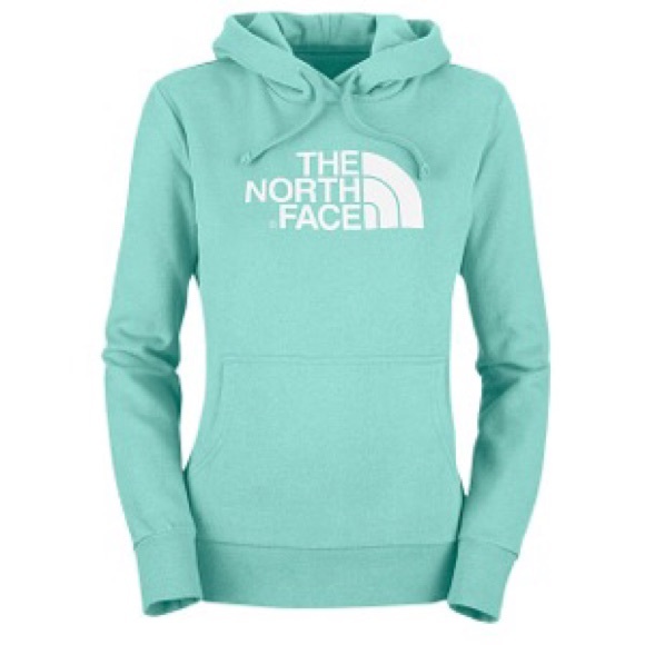 Light blue Northface hoodie
