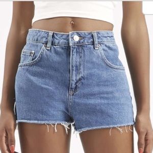 Topshop denim shorts