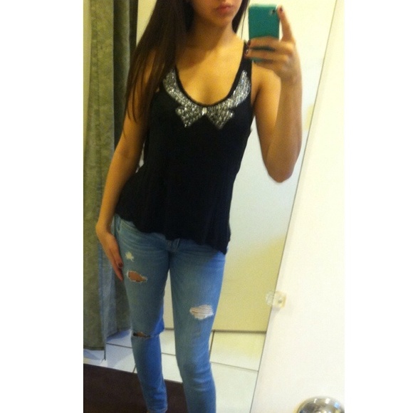 Cute black top from nordstrom
