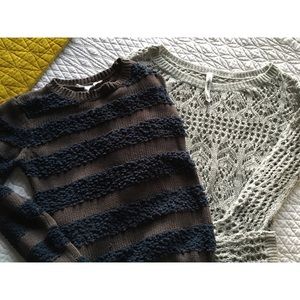 GREAT DEAL. 2 CUTE SWEATERS FOR THE PRICE OF 1!
