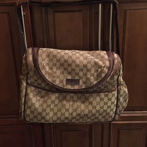Authentic Large Gucci diaper bag