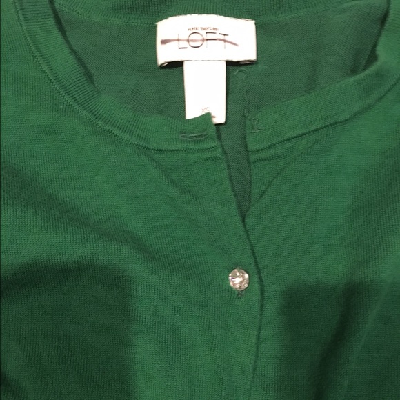 Loft Green Cardigan - Picture 2 of 2