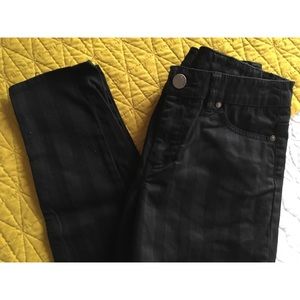 H&M striped skinny jeans.