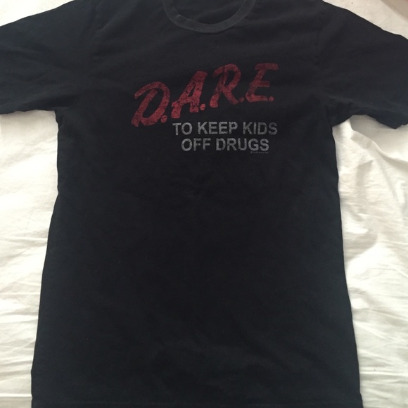 Black D. A. R. E. T-Shirt