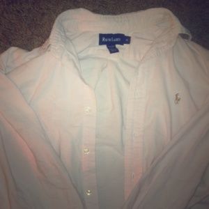 Men's pastel pink oxford shirt
