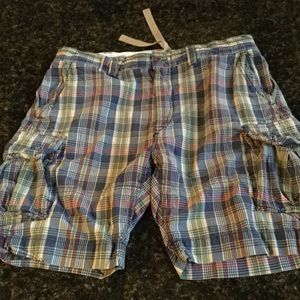 Men's Polo 100% cotton Plaid Shorts