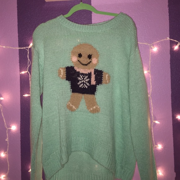 Over sized ginger bread sweater