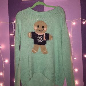 Over sized ginger bread sweater