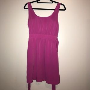 Forever 21 hot pink purple midi dress