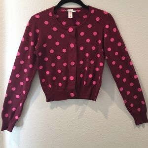 Cute Polka Dot Cardigan