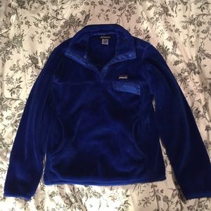 Blue Patagonia Women's Fleece Pullover