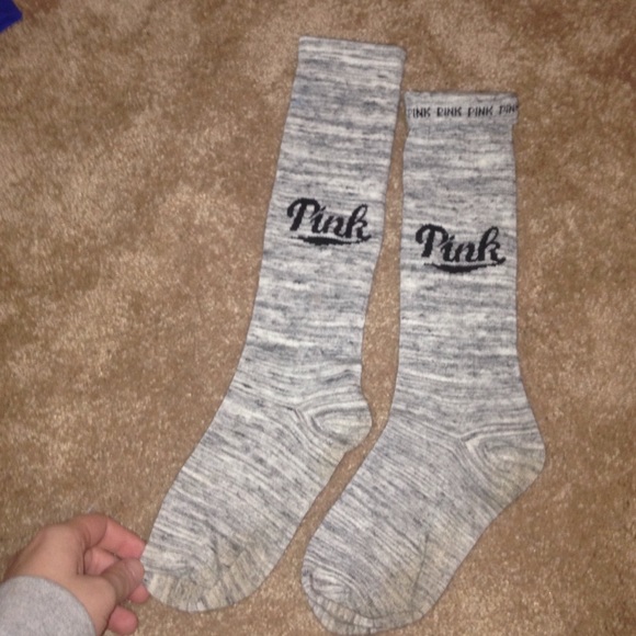 gray VS pink socks