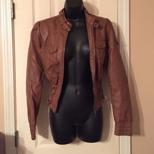 Faux Leather Jacket