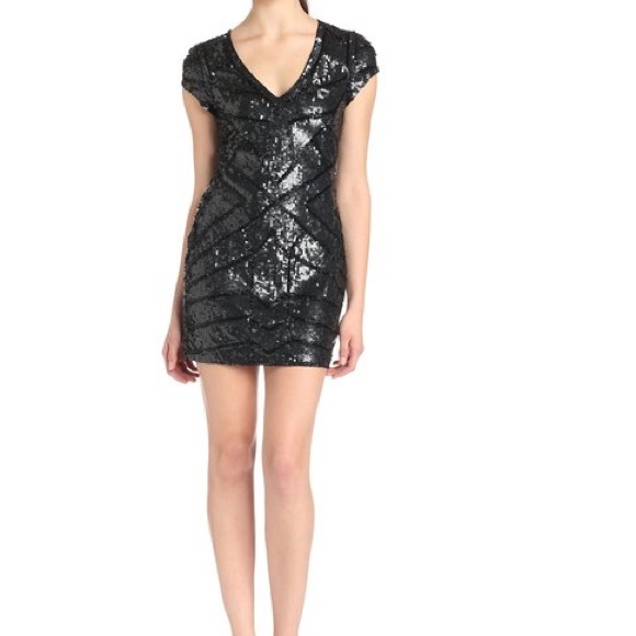 Black embellished Parker dress