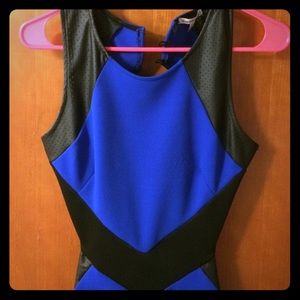 Sexy Charlotte Russe cobalt backless dress