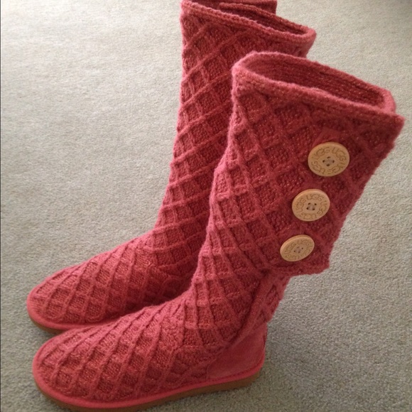 Coral Crochet Uggs