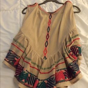 Free People- New Romantics Embroidered Top