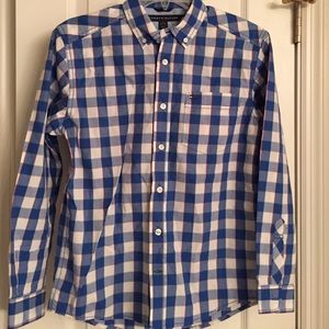 Big Boys' Plaid Tommy Hilfiger shirt