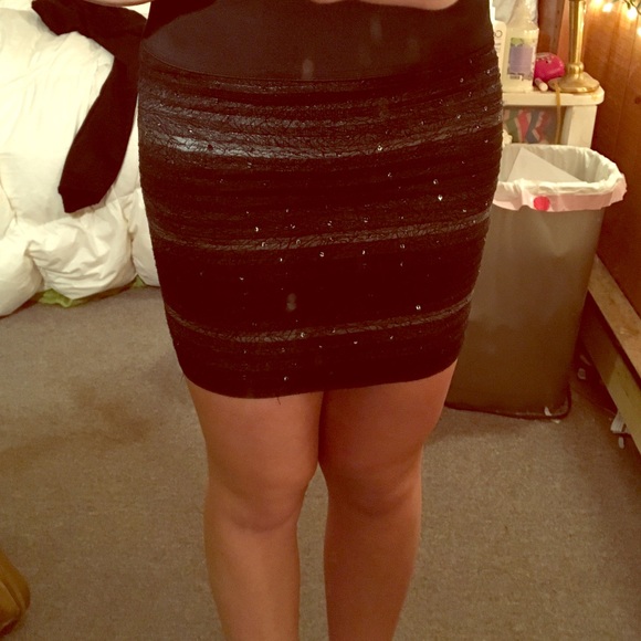 Sparkly Pencil Skirt