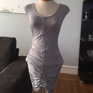 Lush ruched mini dress