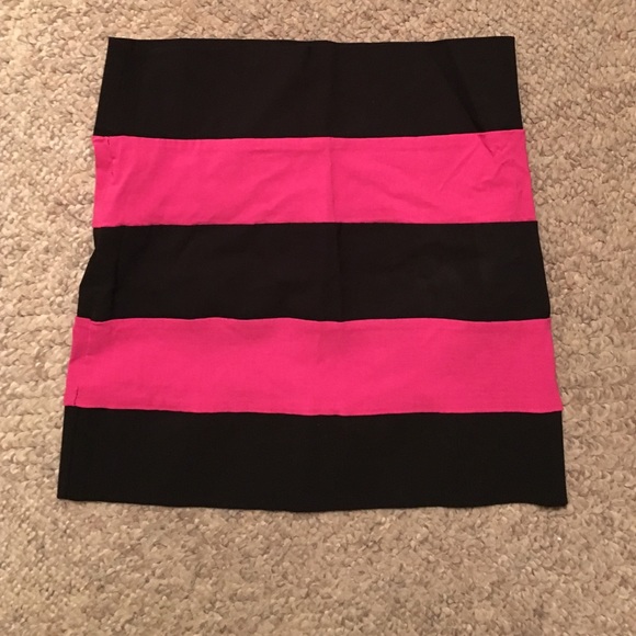 Striped tight mini skirt - Picture 1 of 1
