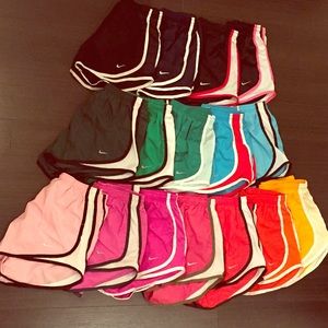 Nike Tempo Shorts Collection (16 pairs, small 4-6)