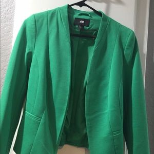 H&M Green warm blazer