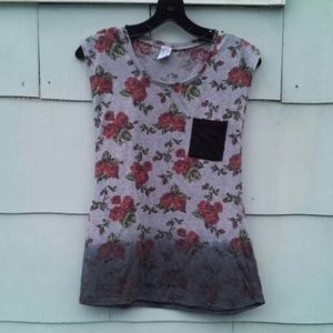 Emp Pre Grey Black Ombre Muscle Tee