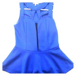 Charlotte Russe Peplum Top