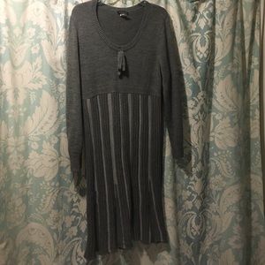 Gray Venus sweater dress