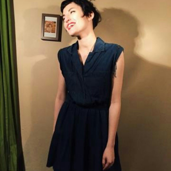 Rosie the Rivetor Denim Dress