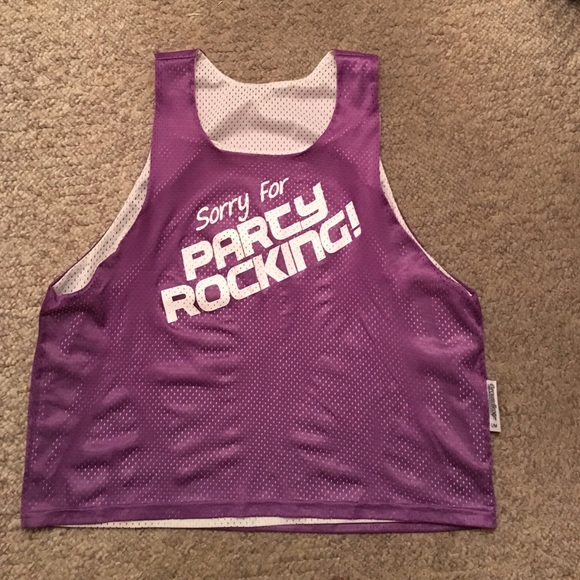 Sorry for party rocking basketball shirt