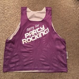 Sorry for party rocking basketball shirt
