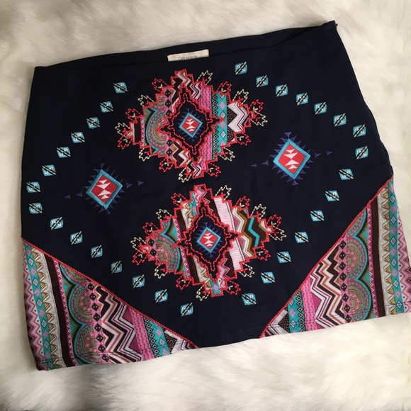 Dresses & Skirts - FINAL SALE 🎉 Catapace Tribal Print Mini Skirt