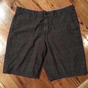 Men's Plaid Hurley Shorts