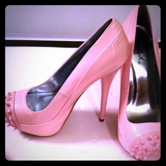 New Pink Pumps | Spiked Toe | 5" Platform Stiletto