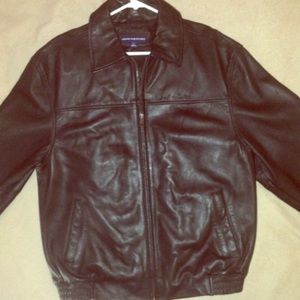 John Ashford Black Leather Jacket