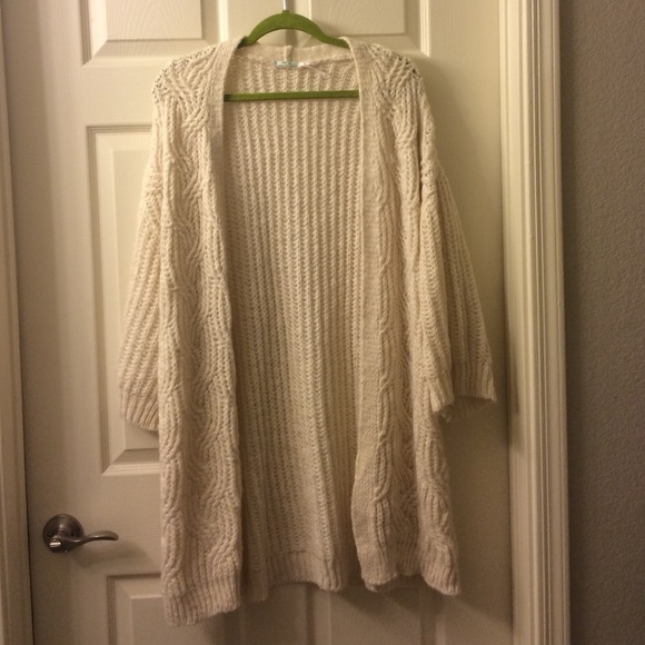 Soft ivory sweater.