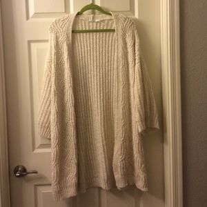 Soft ivory sweater.