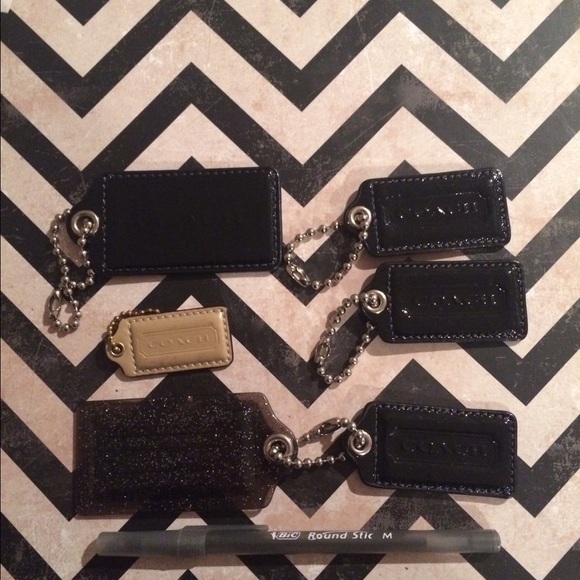 Coach Leather Hangtags