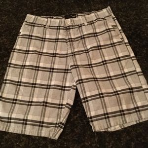 Men's Plaid Hurley Shorts